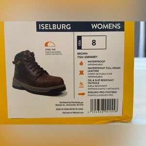 NEW Women’s Steel-Toe Boots, size 8